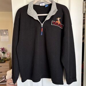 Tigger Men's Black Zip-Up Sweater
